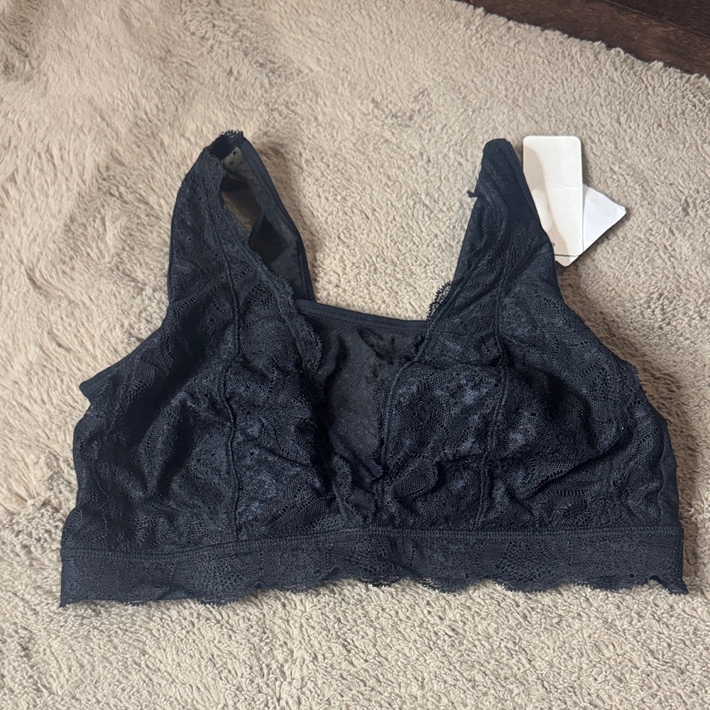 Chic Black Lace Bralette
